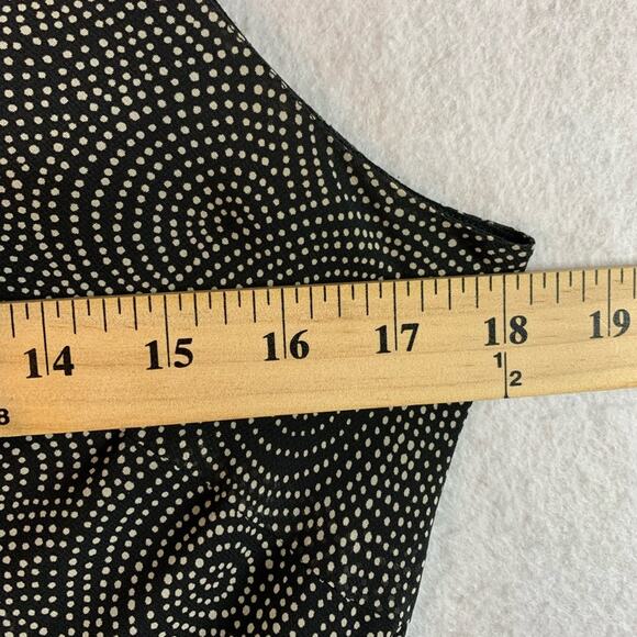 Jillian‎ Jones Chiffon Wrap Midi Dress Sz 8 Celestial Feminine Flowy Ruffle - Picture 7 of 12